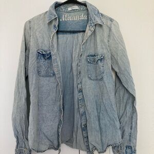 Cotton On Woman’s Jean Shirt- EUC